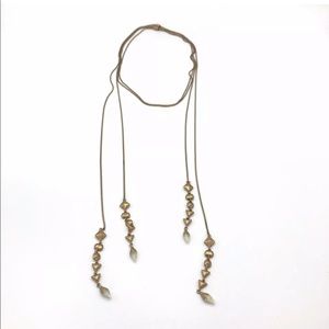 Stella & Dot Brynn Lariat Necklace - Gold